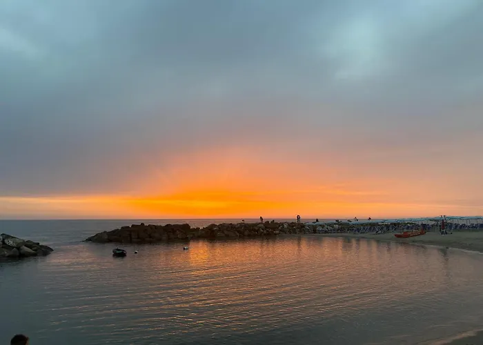 Sunset Over The Sea